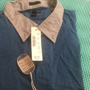 J crew cotton heathered shirt XL